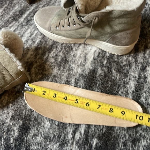 Vince Camuto Sherpa High Top Bootie Sneaker - Picture 9 of 9